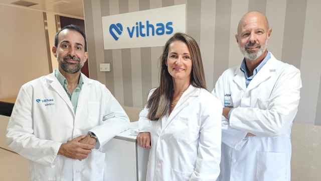 El equipo médico de la Unidad del Dolor de Vithas en Málaga.