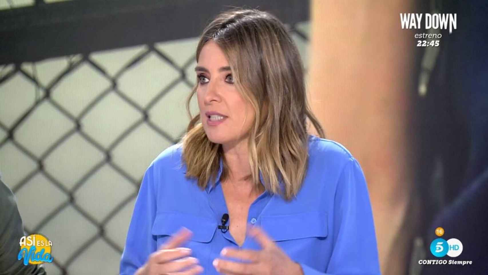 Sandra Barneda en 'Así es la vida'.