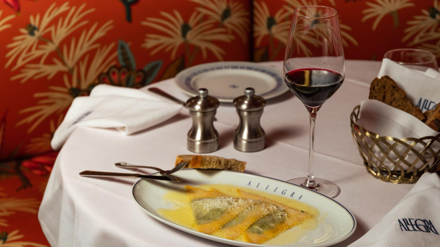 Uno de los platos del restaurante Allegra.