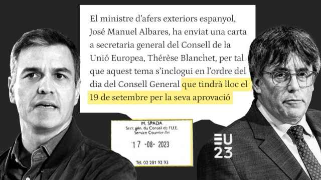 El pacto con Puigdemont sobre el catalán camino de naufragar en el Consejo de la UE que lo iba a 'aprobar'