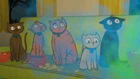 Una imagen de la serie Stoner Cats.