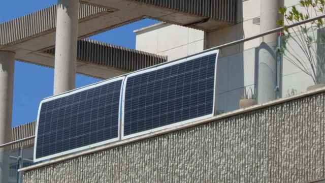El panel solar de Robinsun.