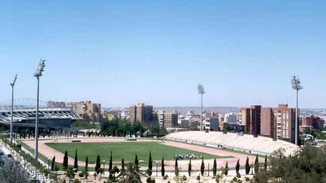 Vista del estadio de atletismo Joaquín Villar.