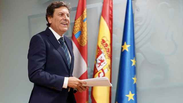 El consejero de Economía y Hacienda y portavoz de la Junta, Carlos Fernández Carriedo, comparece en rueda de prensa posterior al Consejo de Gobierno.