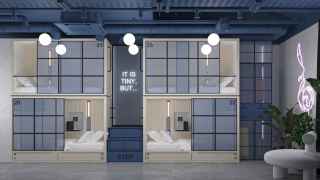 Así es el nuevo hostels que se construye en el Centro de Málaga: literas con puertas y cápsulas para dormir