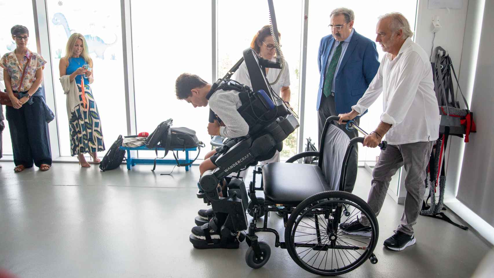 Nuevo exoesqueleto del Hospital de Parapléjicos de Toledo. Foto: Javier Longobardo.