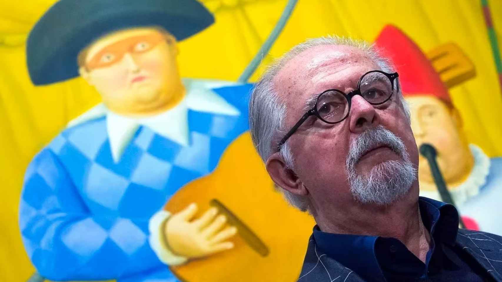 En la imagen, el artista colombiano Fernando Botero.