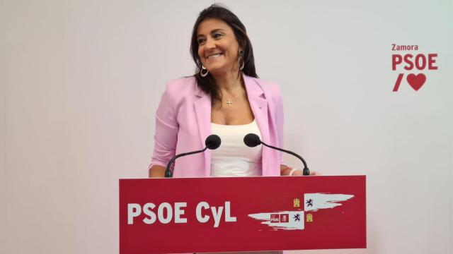 La secretaria de Organización del PSOE en Castilla y León, Ana Sánchez