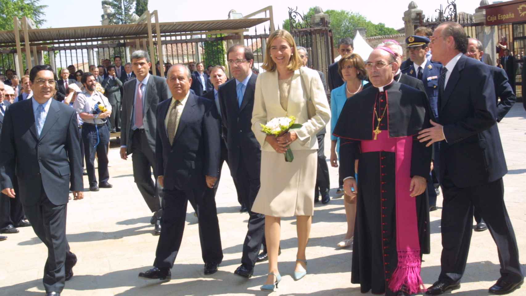 La visita de la infanta Cristina a la inauguración de Las Edades del Hombre en Zamora, año 2001