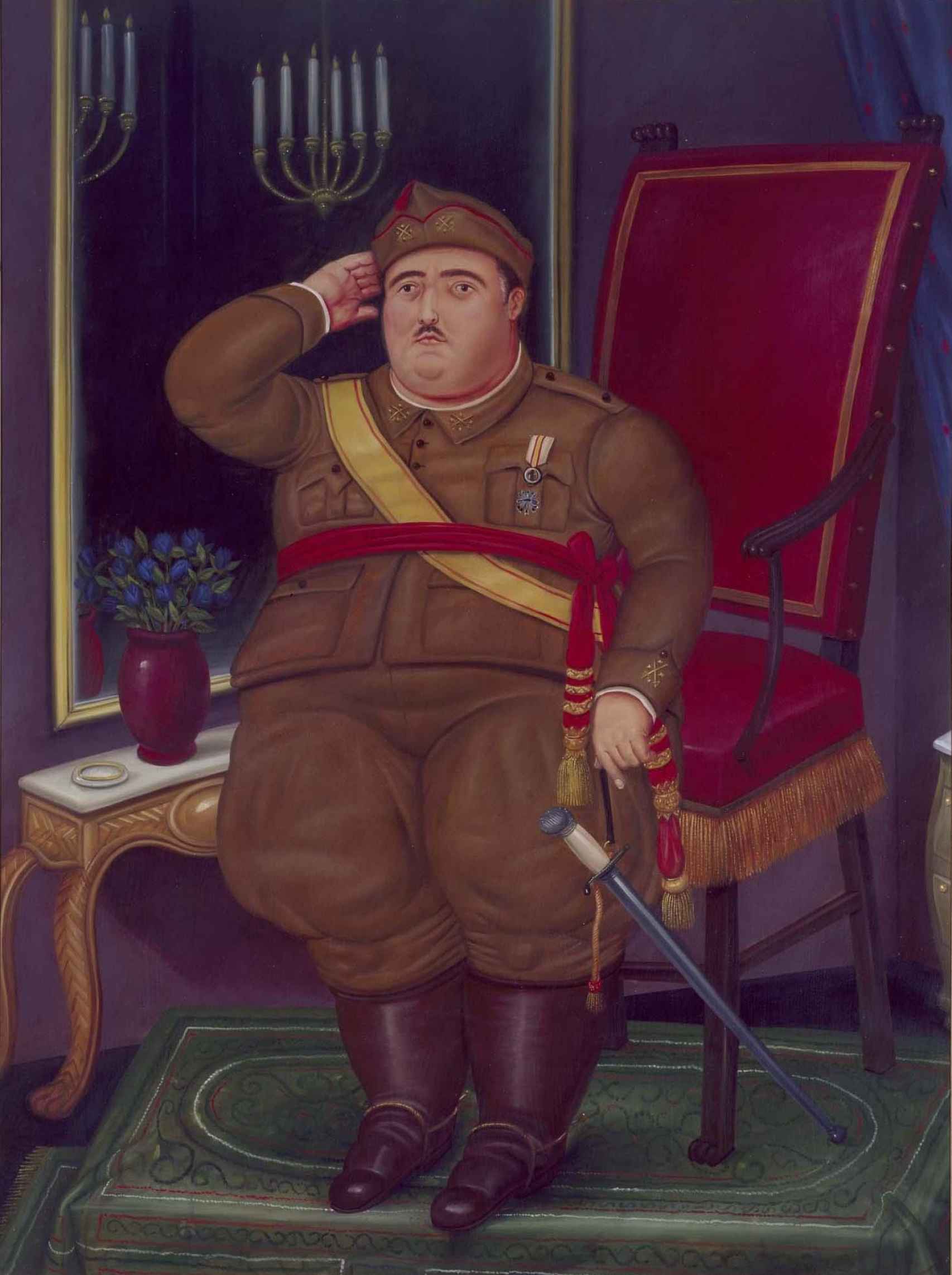 Fernando Botero: 'Franco', 1986. Cedida por el artista al Museo Reina Sofía en 2003
