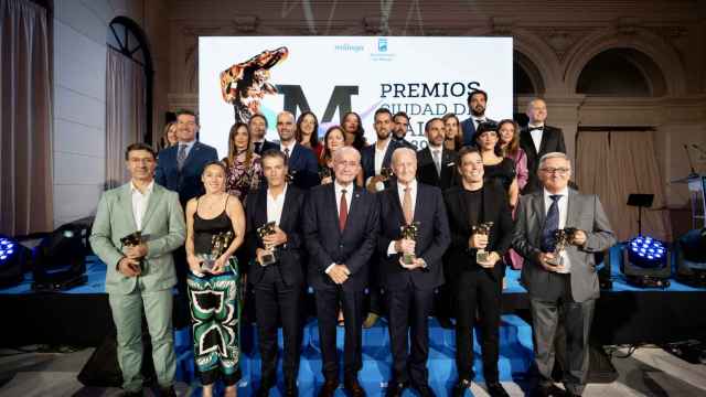 Los premiados por el Ayuntamiento de Málaga.