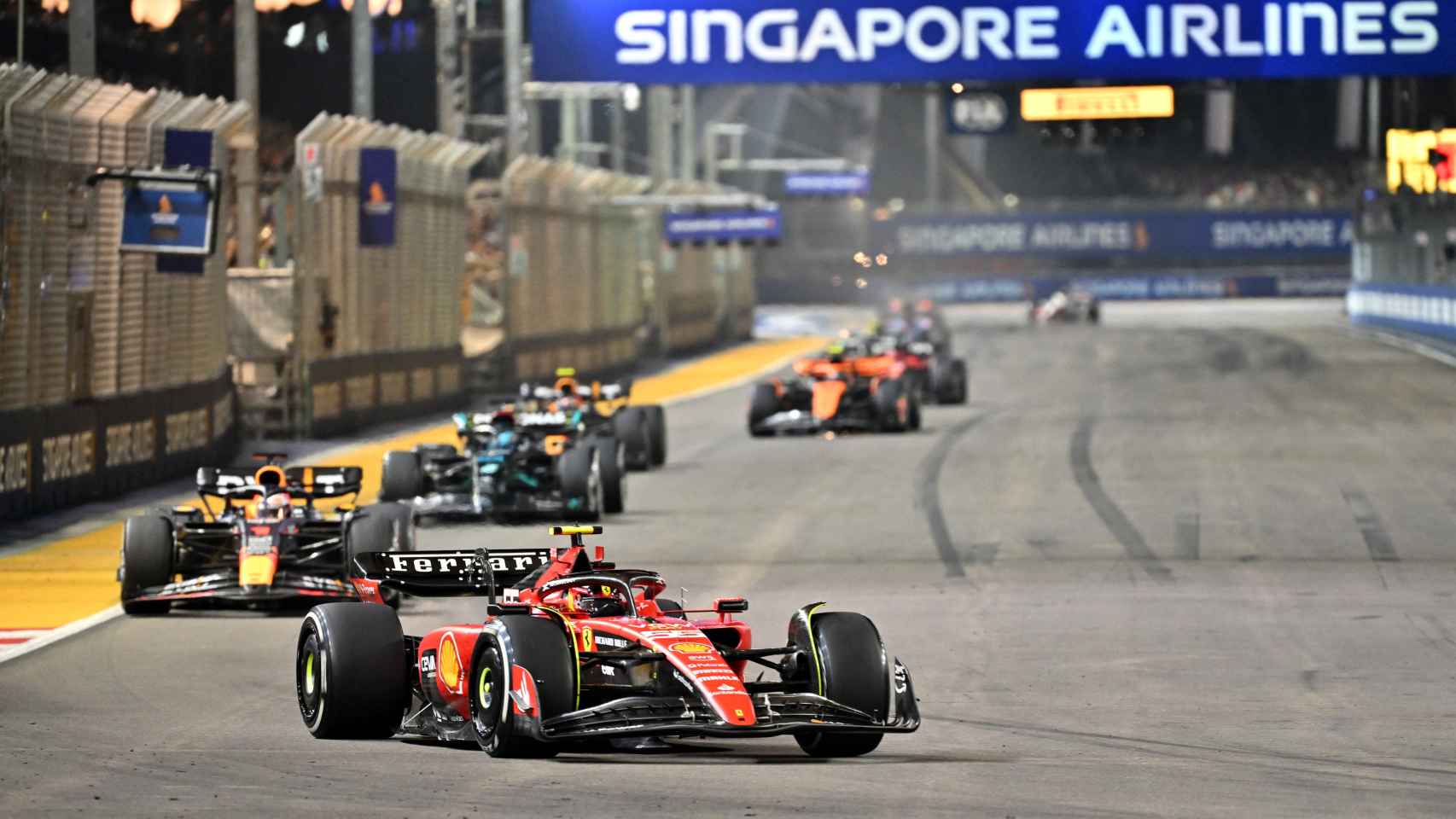 Gran Premio de Singapur de Fórmula 1: Carlos Sainz gana la carrera con un  final trepidante