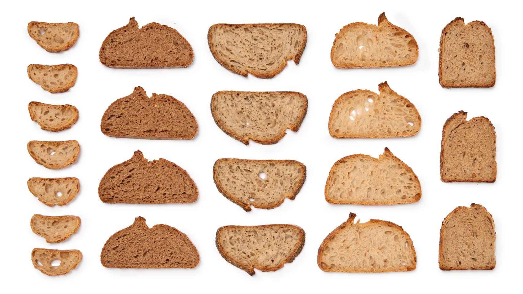 Los nuevos cinco tipos de panes de Pastelería Mallorca.