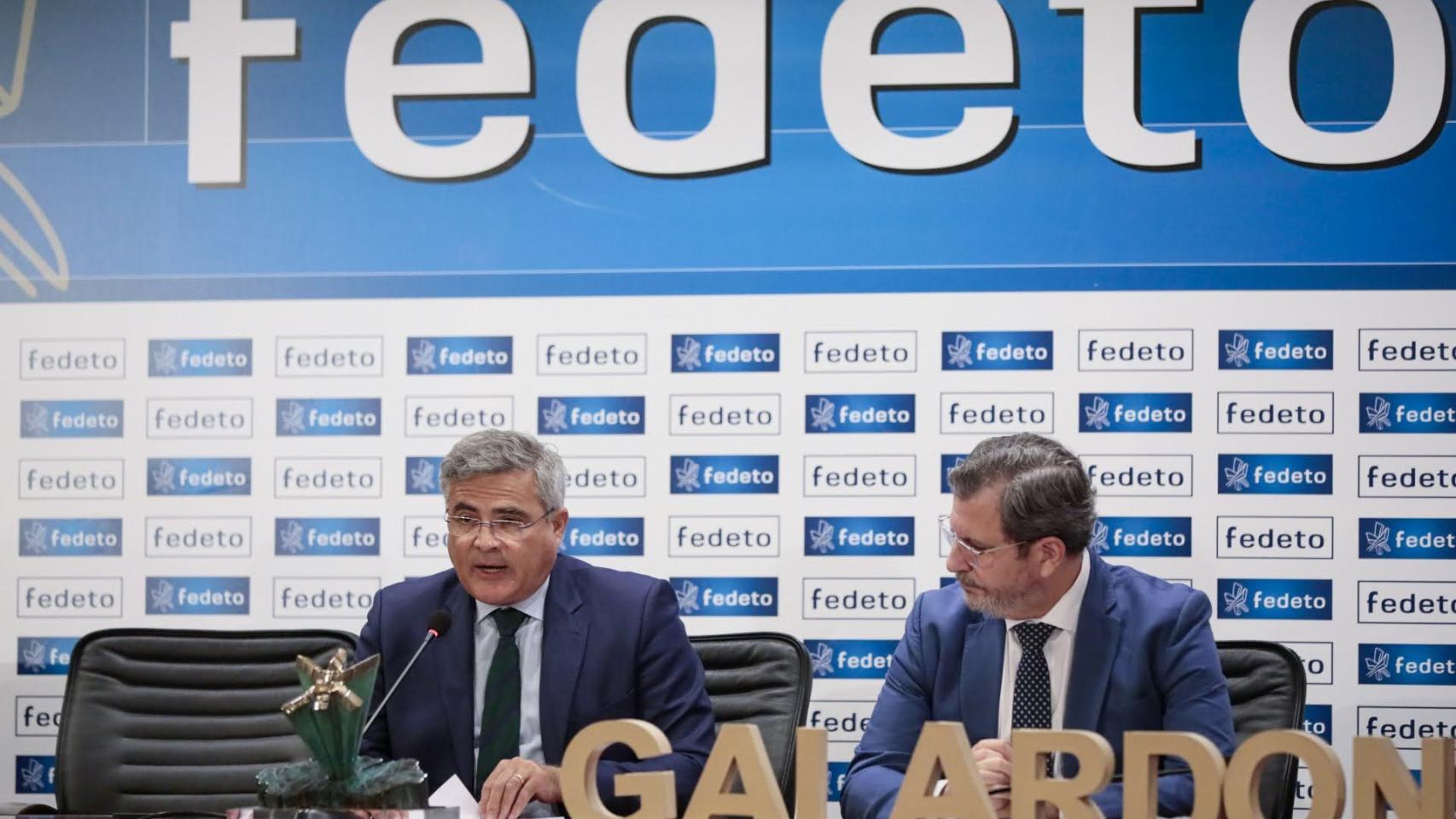 Javier de Antonio Arribas y Manuel Madruga, este lunes en rueda de prensa. Foto: Javier Longobardo