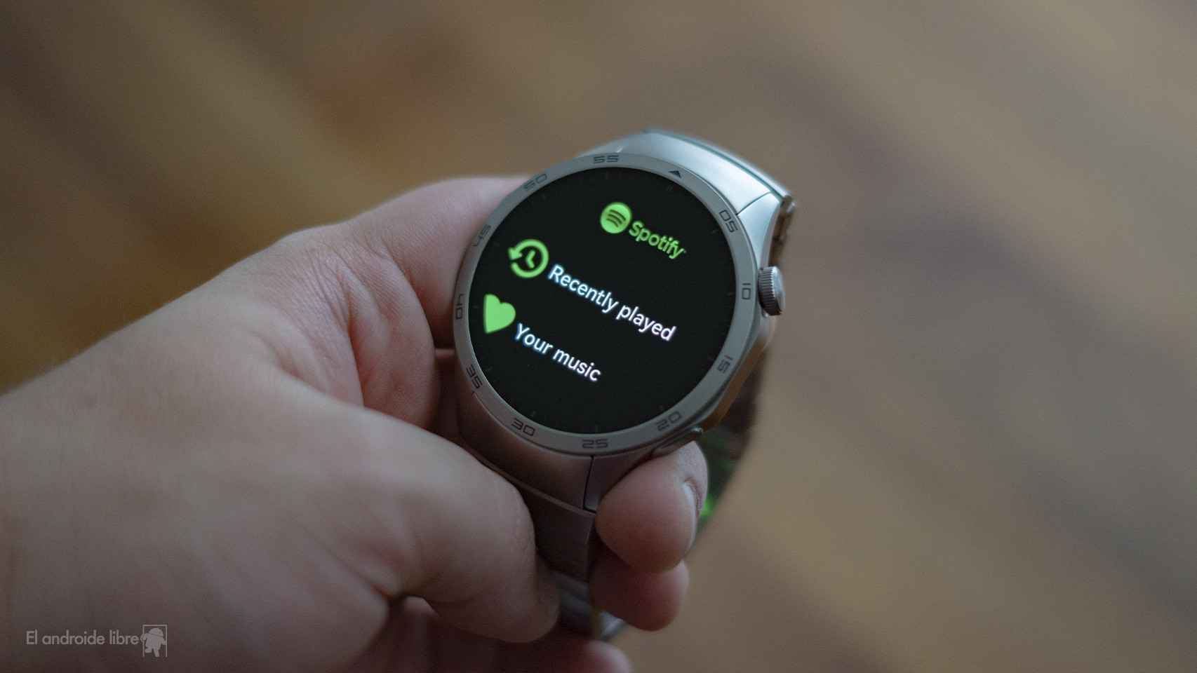 App no oficial para controlar Spotify en el Huawei Watch GT 4