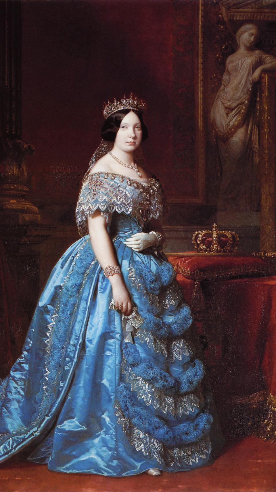 Retrato de la reina Isabel II, de Federico Madrazo (1846). Colección del Ministerio de Hacienda.