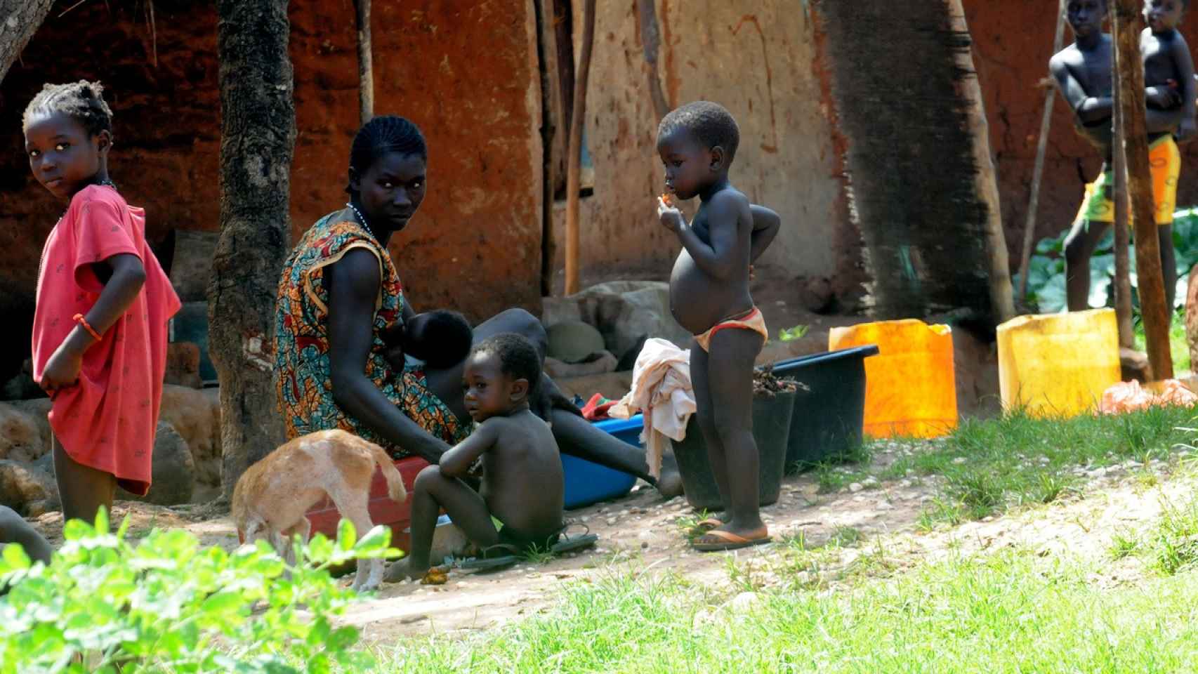 Niños de Guinea-Bissau.