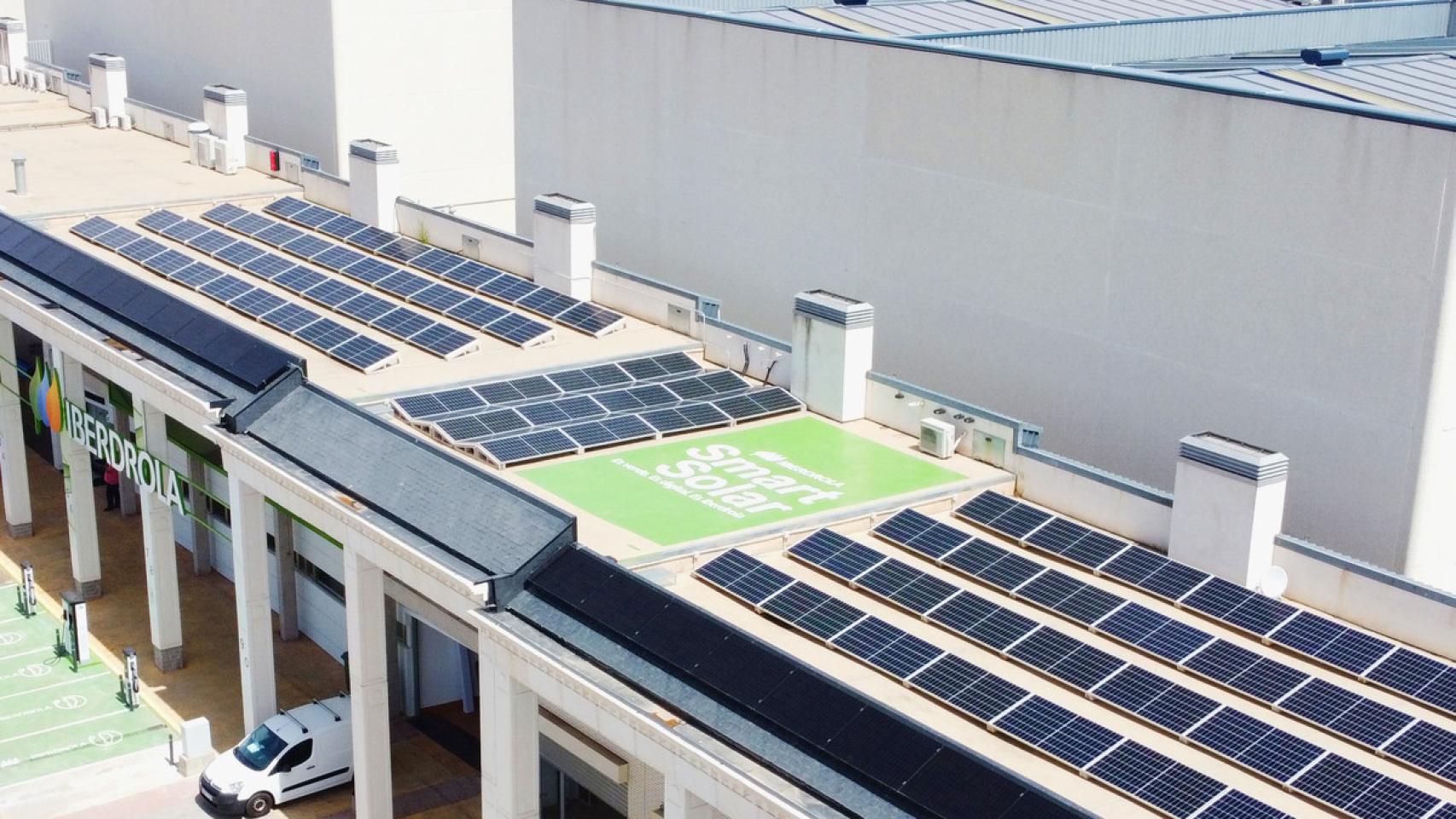 Imagen de la comunidad solar impulsada por Iberdrola.