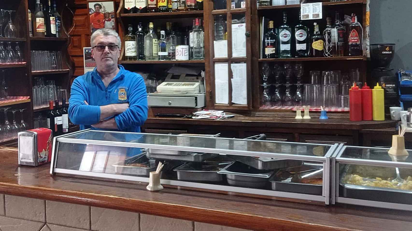 José María Sigüenza Puertas en el Restaurante-Mesón Rusky de Tordesillas
