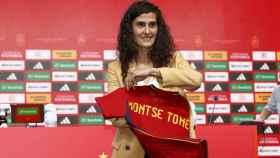 Montse Tomé, en su presentación como seleccionadora femenina de España