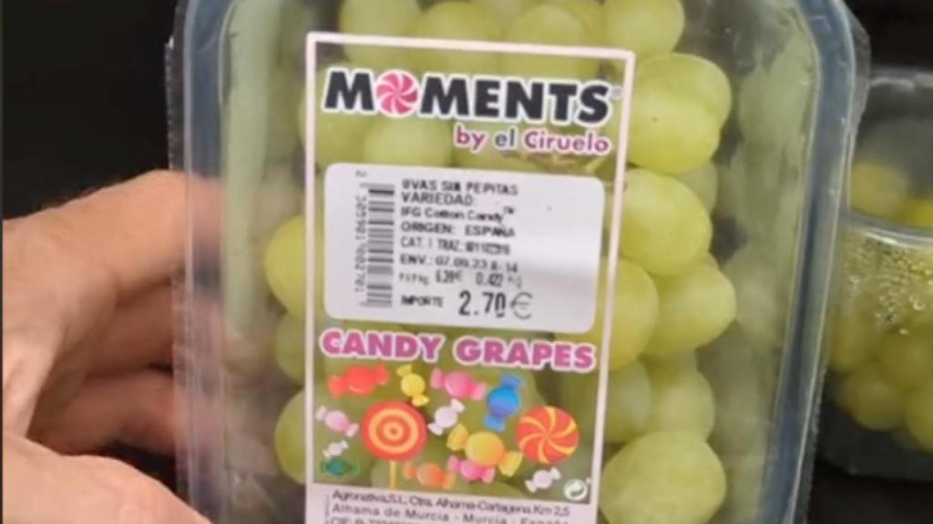 Mercadona y el curioso origen de sus uvas sabor a golosina quién las