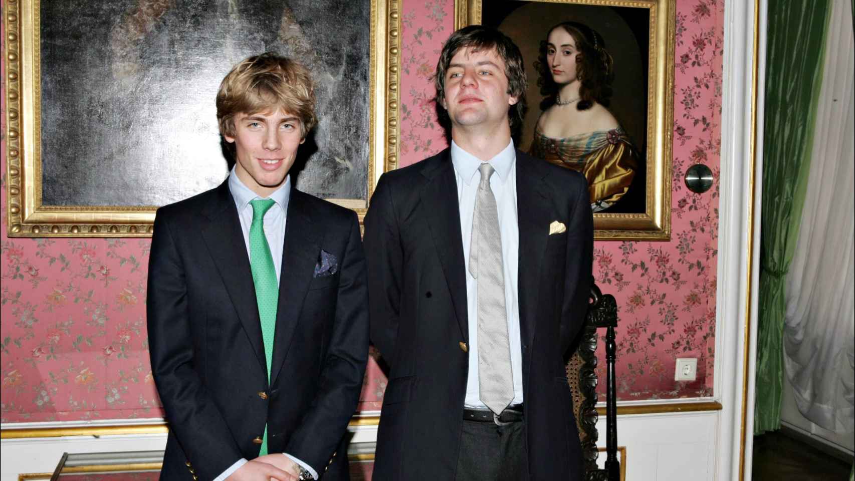 A la derecha Ernesto de Hannover hijo y a la izquierda su hermano, Christian de Hannover en 2005.