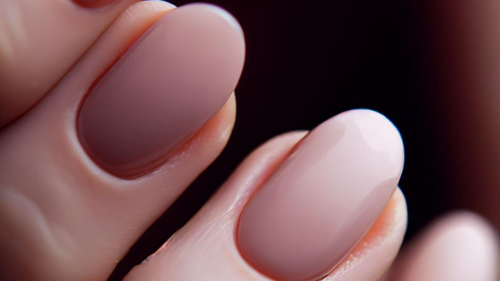 Uñas cuadradas y redondeadas.