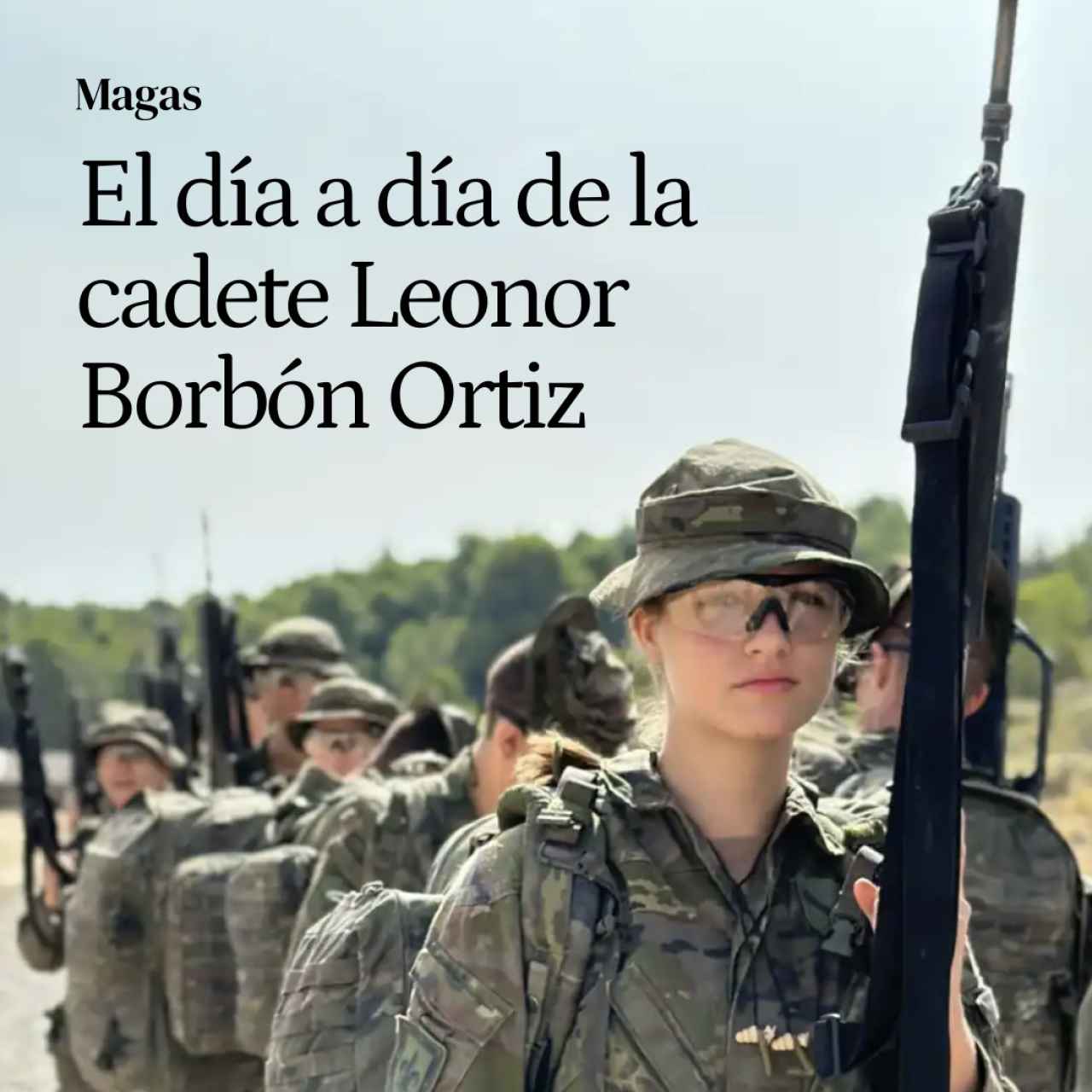 Primeras imágenes de la formación castrense de Leonor: así es el día a día de la Cadete Borbón Ortiz