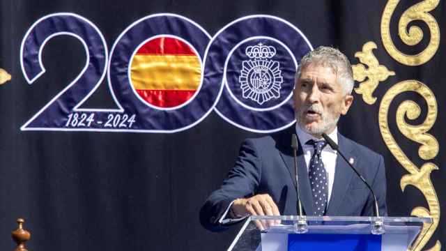 El ministro del Interior, Fernando Grande-Marlaska, presidió en Salamanca los actos del Día de la Policía