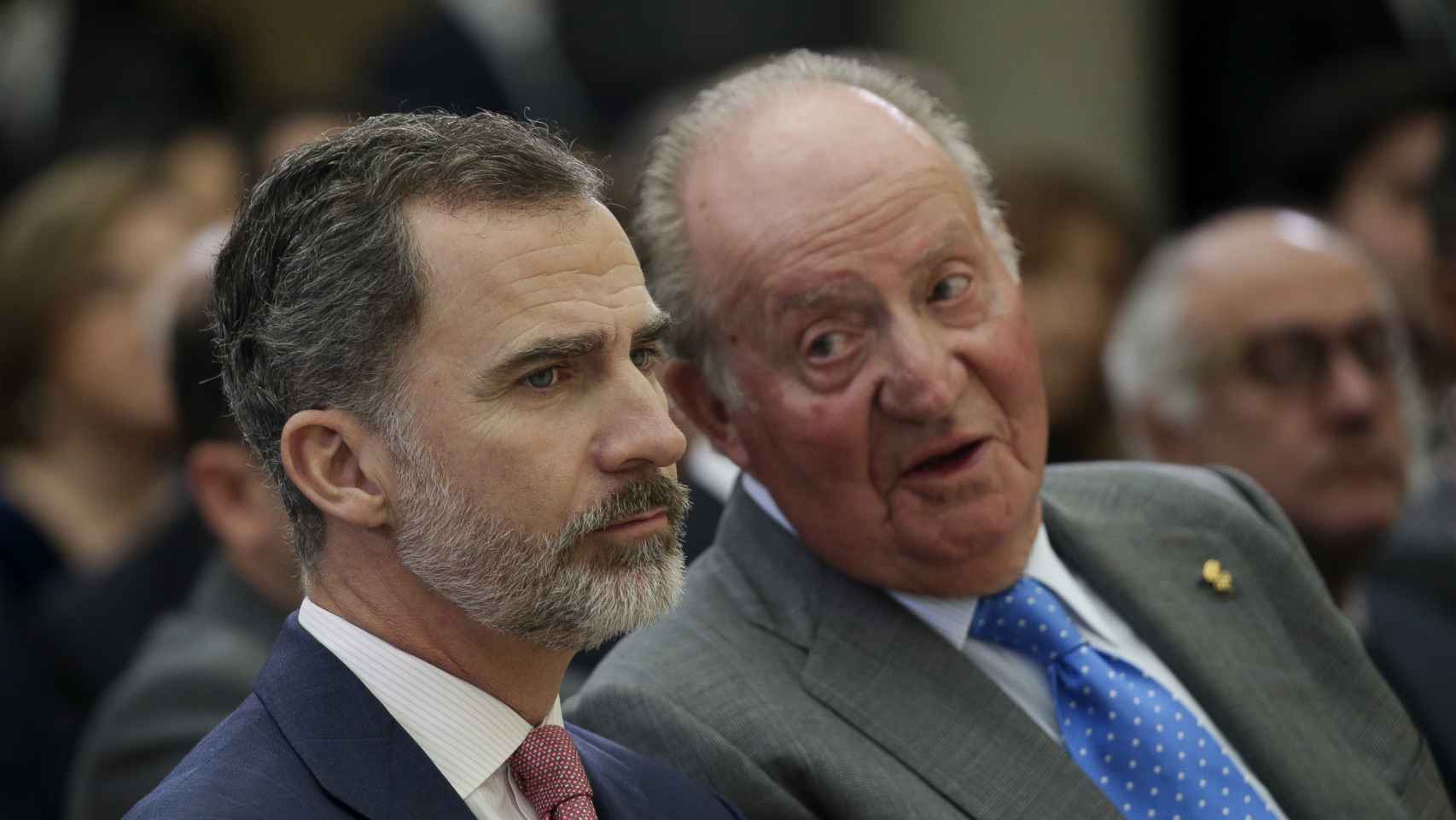 Felipe VI y Juan Carlos I, en 2018.