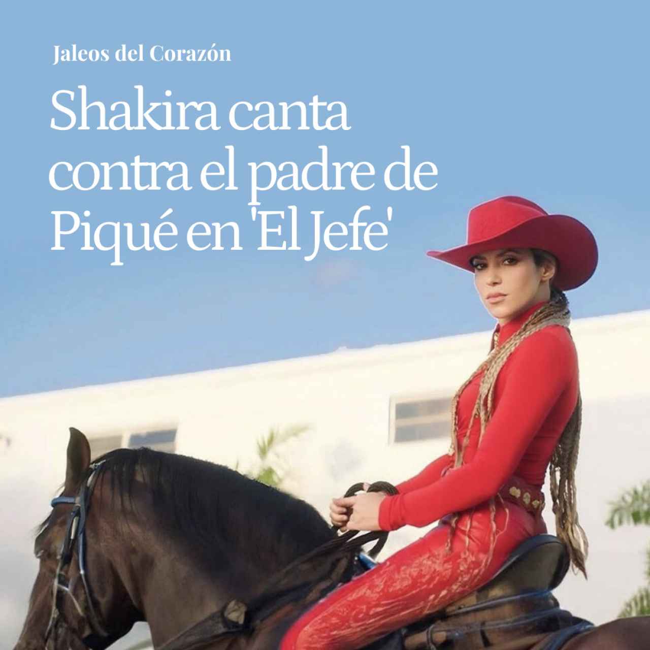 Shakira lo vuelve a hacer en su nueva canción: los dardos que lanza en 'El Jefe' al padre de Gerard Piqué