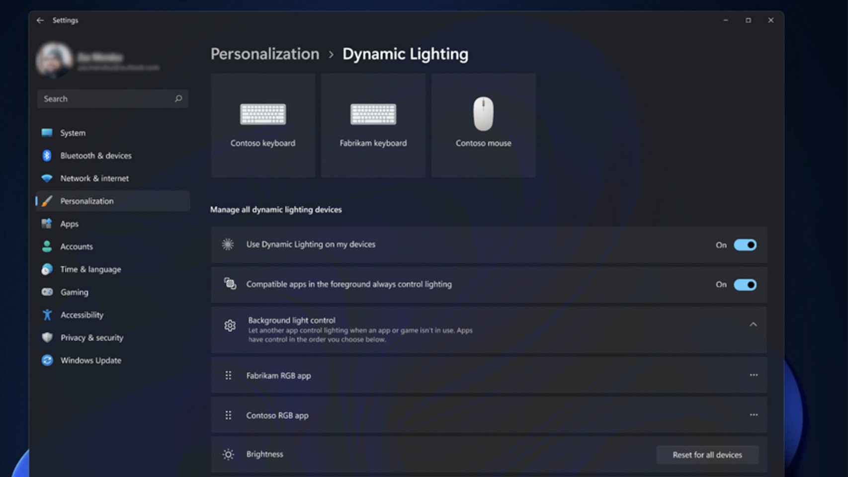 Windows 11 podrá controlar la iluminación RGB de teclados, ratones y más dispositivos