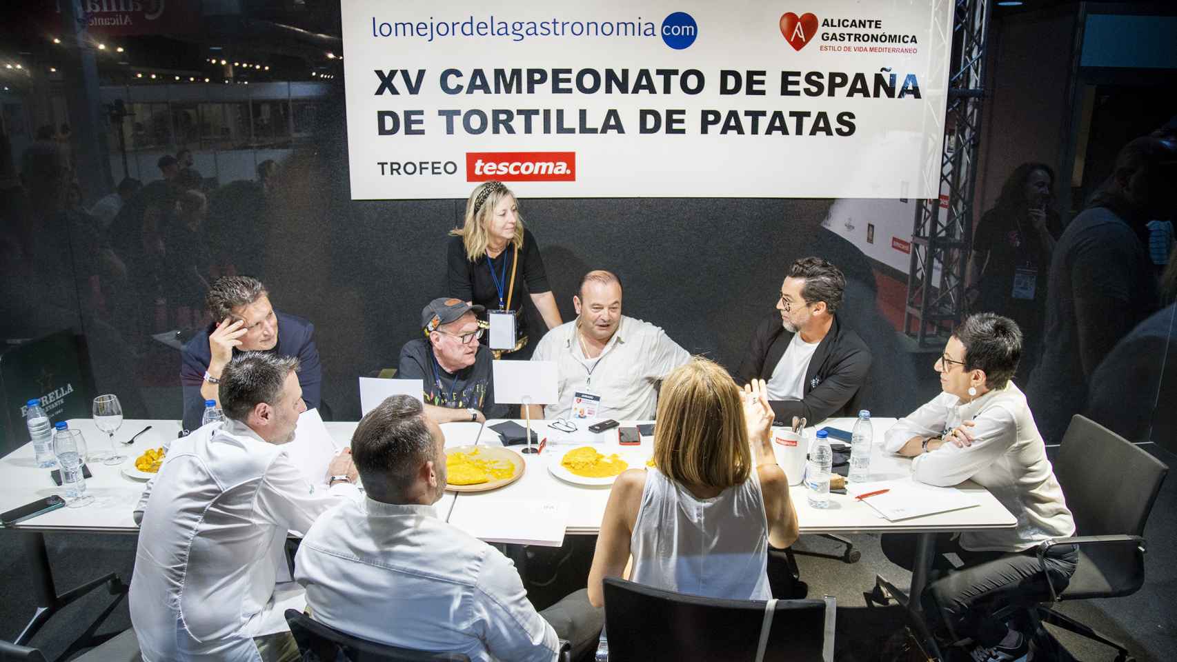 El jurado del Campeonato de España de Tortilla de Patatas 2022.