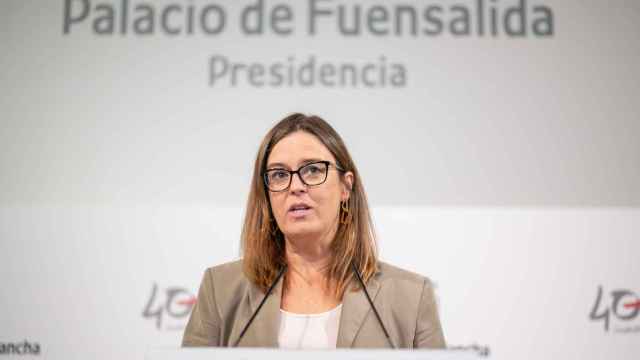 Esther Padilla, portavoz del Gobierno de Castilla-La Mancha.