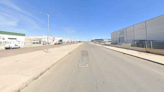 Calle Industrial XV del polígono de Manzanares (Ciudad Real). Foto: Google Maps.