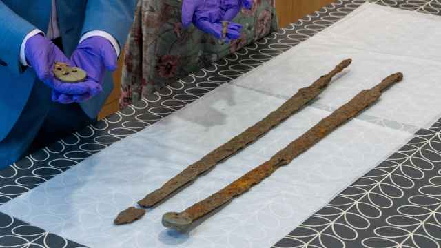 Las espadas romanas halladas en Inglaterra