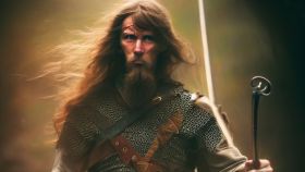 Imagen de un guerrero celta creado por inteligencia artficial.