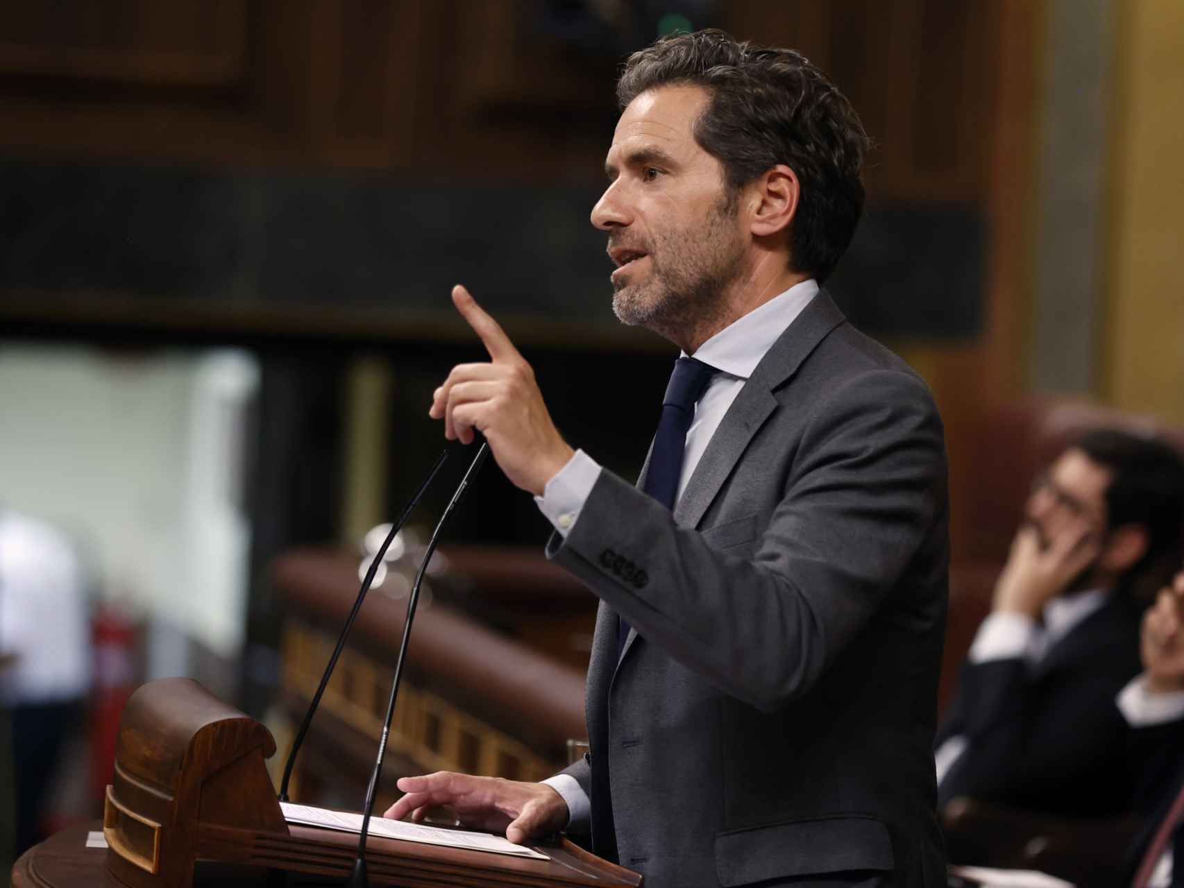 El diputado del PP Borja Sémper interviene en el primer pleno del Congreso de la XV Legislatura.