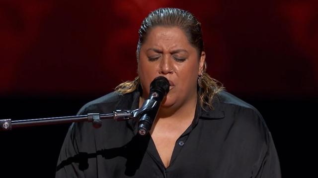 La Negri en 'La Voz'.
