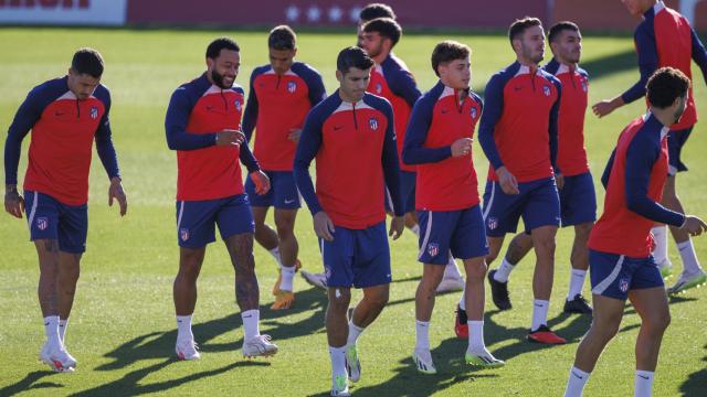 Entrenamiento del Atlético de Madrid