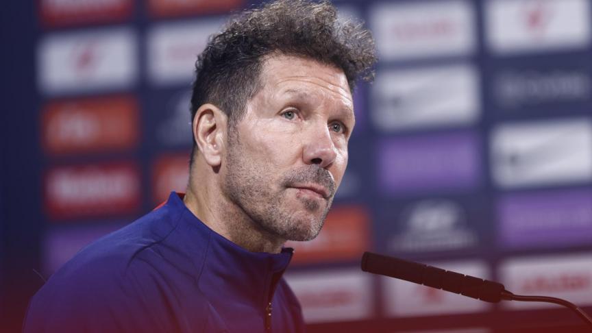 Simeone, en rueda de prensa