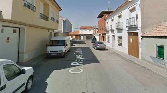La calle Reyes Católicos de Bolaños de Calatrava (Ciudad Real). Imagen: Google Maps.