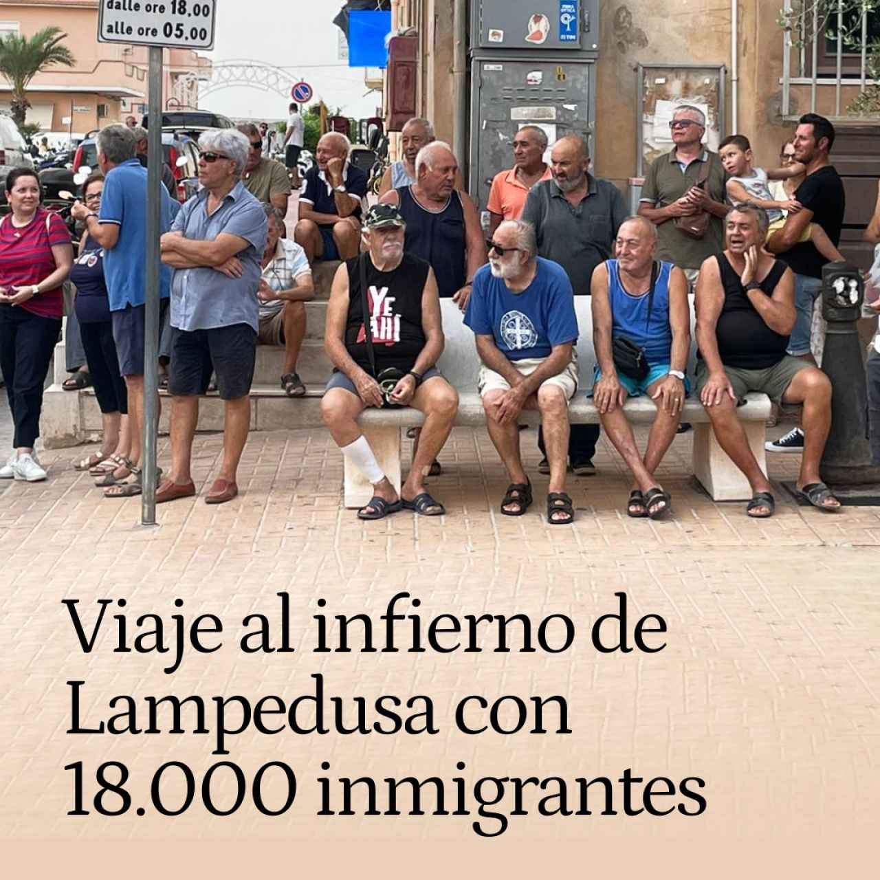 "No queremos ser el Alcatraz de Europa": viaje al infierno de Lampedusa con 18.000 inmigrantes en una isla del tamaño de Ceuta