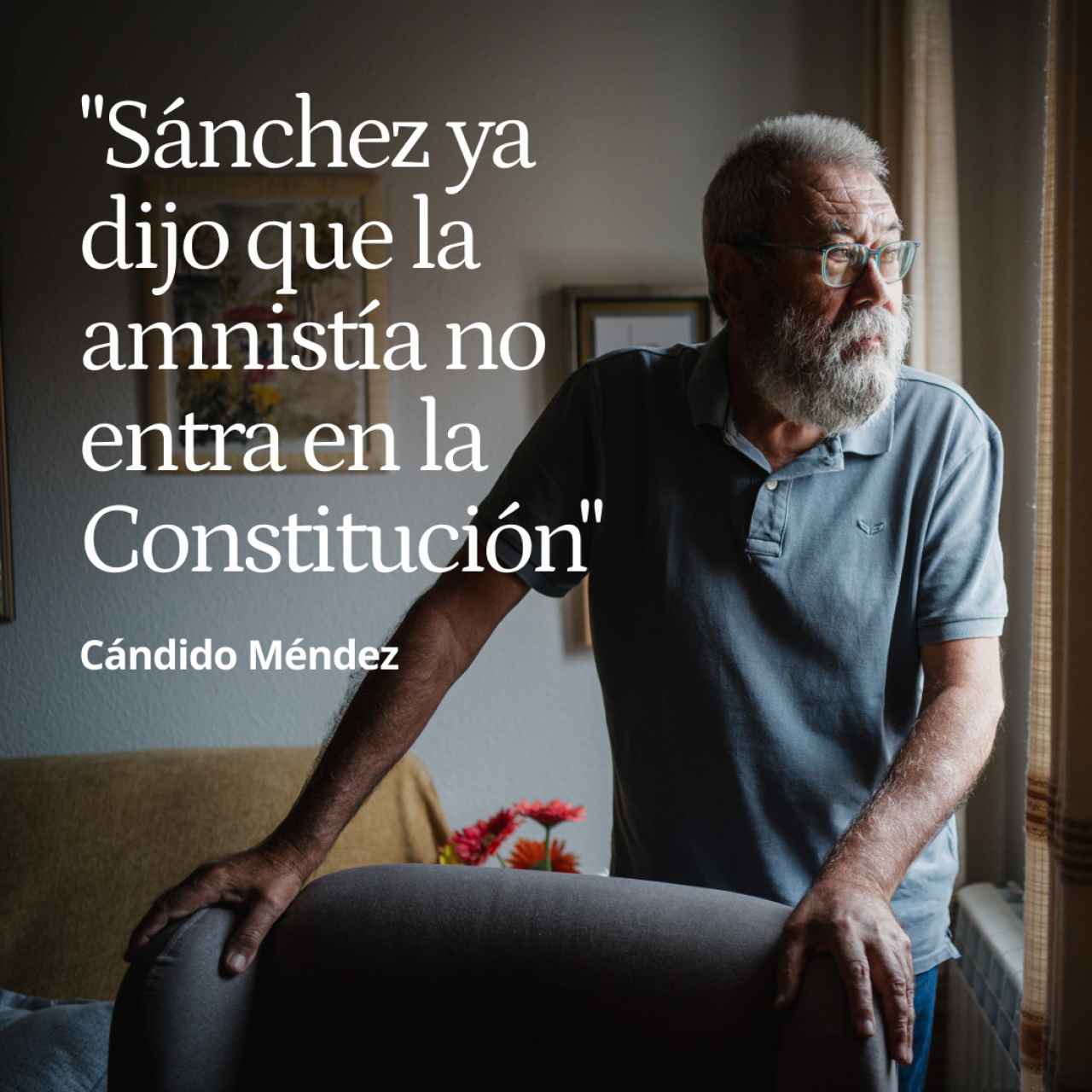 Cándido Méndez, contra el pacto con Puigdemont y la amnistía:  "Si esto sigue así, es mejor ir a elecciones"