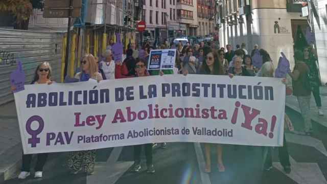 Manifestación para reclamar la abolición de la prostitución
