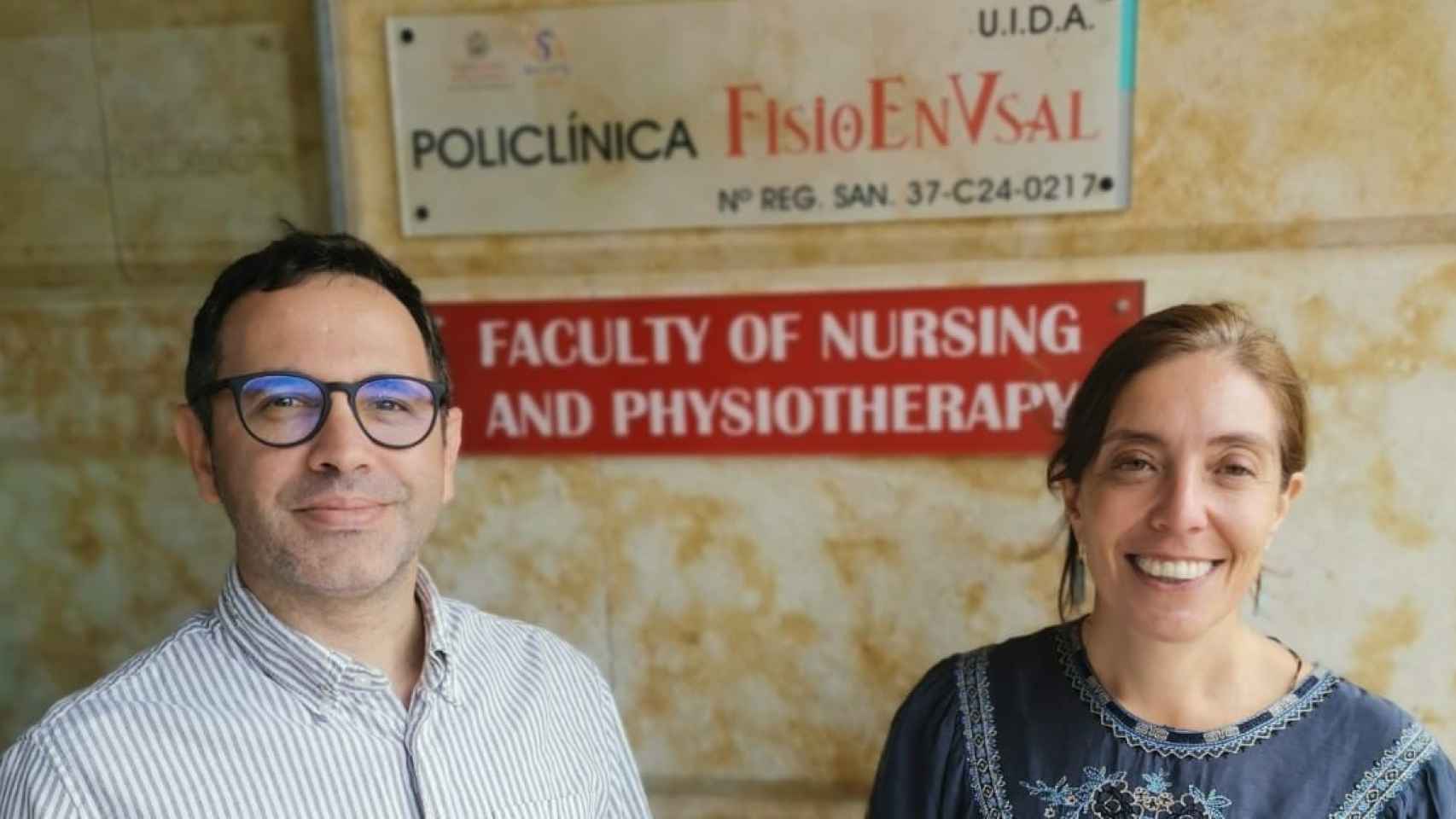 José Ignacio Recio Rodríguez y Susana González Manzano, profesores de la Facultad de Enfermería y Fisioterapia de la USAL e investigadores del IBSAL