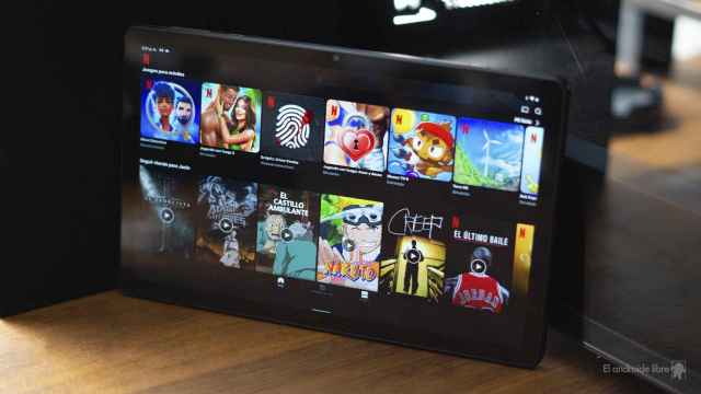 App de Netflix en la Acer Iconia Tab P10