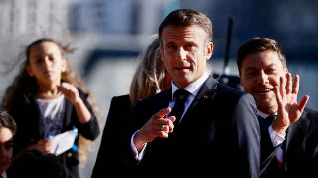 El presidente francés, Emmanuel Macron, este sábado en Marsella.