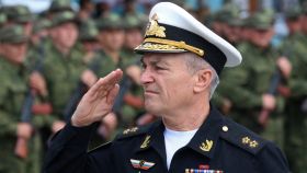 El comandante de la Flota rusa del Mar Negro, Viktor Sokolov, en septiembre de 2022 en Sebastopol.