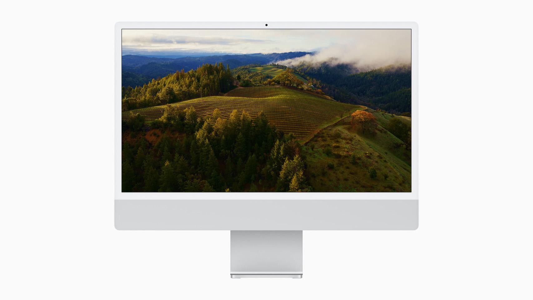 Salvapantallas en macOS Sonoma.